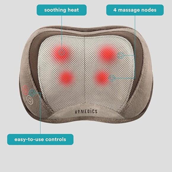 ShiatsuElite 3D: Shiatsu & Vibrating Massage Pillow with Heat  — BNIB - Picture 3 of 5